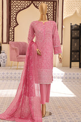 Mehak By HZ Unstitched 3 Piece Emb Lawn Vol-02 Suit-MEC-507