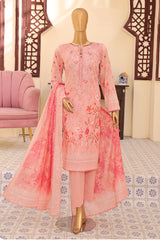 Mehak By HZ Unstitched 3 Piece Emb Lawn Vol-02 Suit-MEC-501