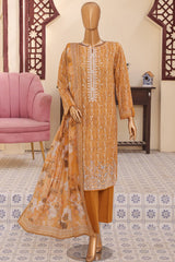 Mehak By HZ Unstitched 3 Piece Emb Lawn Vol-02 Suit-MEC-505