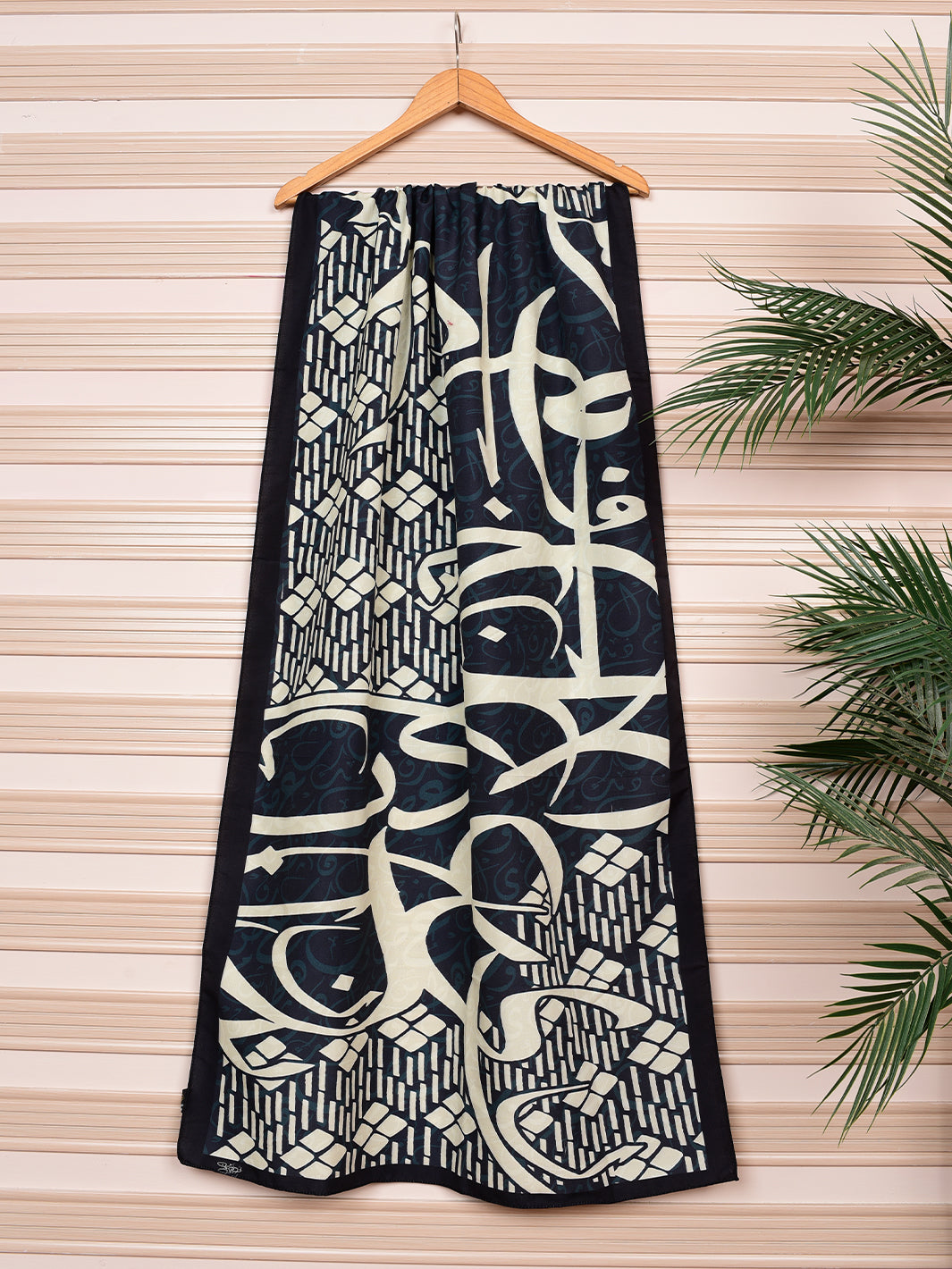 Tng By Md Men Stole Collection-Mehar Stole (Black - Men)