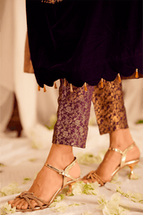 Bagh-E-Makhmal By Zaaviay Stitched Velvet Mehlika (Three Piece)