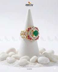 Zeesy-Midnight Majesty Halo Ring