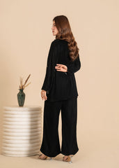 Luxe A Velvet Affair By Stitch Vibes Stitched Winter Suit-Midnight Spark Dress