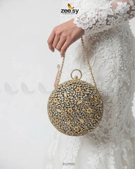 Midnight Sunburst Floral Ball Bag - Zeesy Jewellery