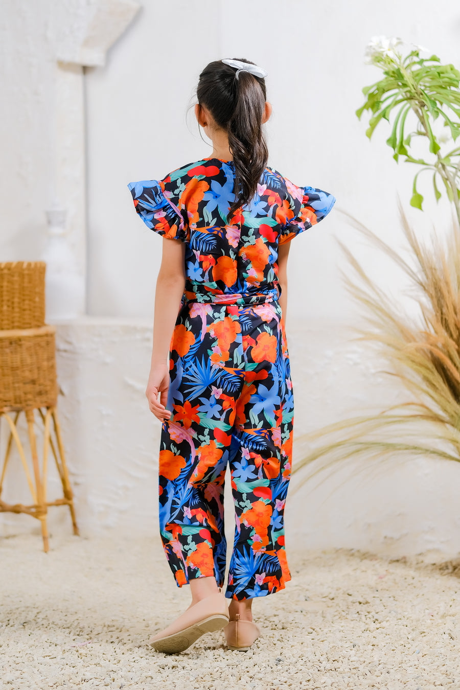 Sprinkles Stitched 1 Piece Summer Jumpsuit Kids Collection'2025-Midnight Tropics Jumpsuit
