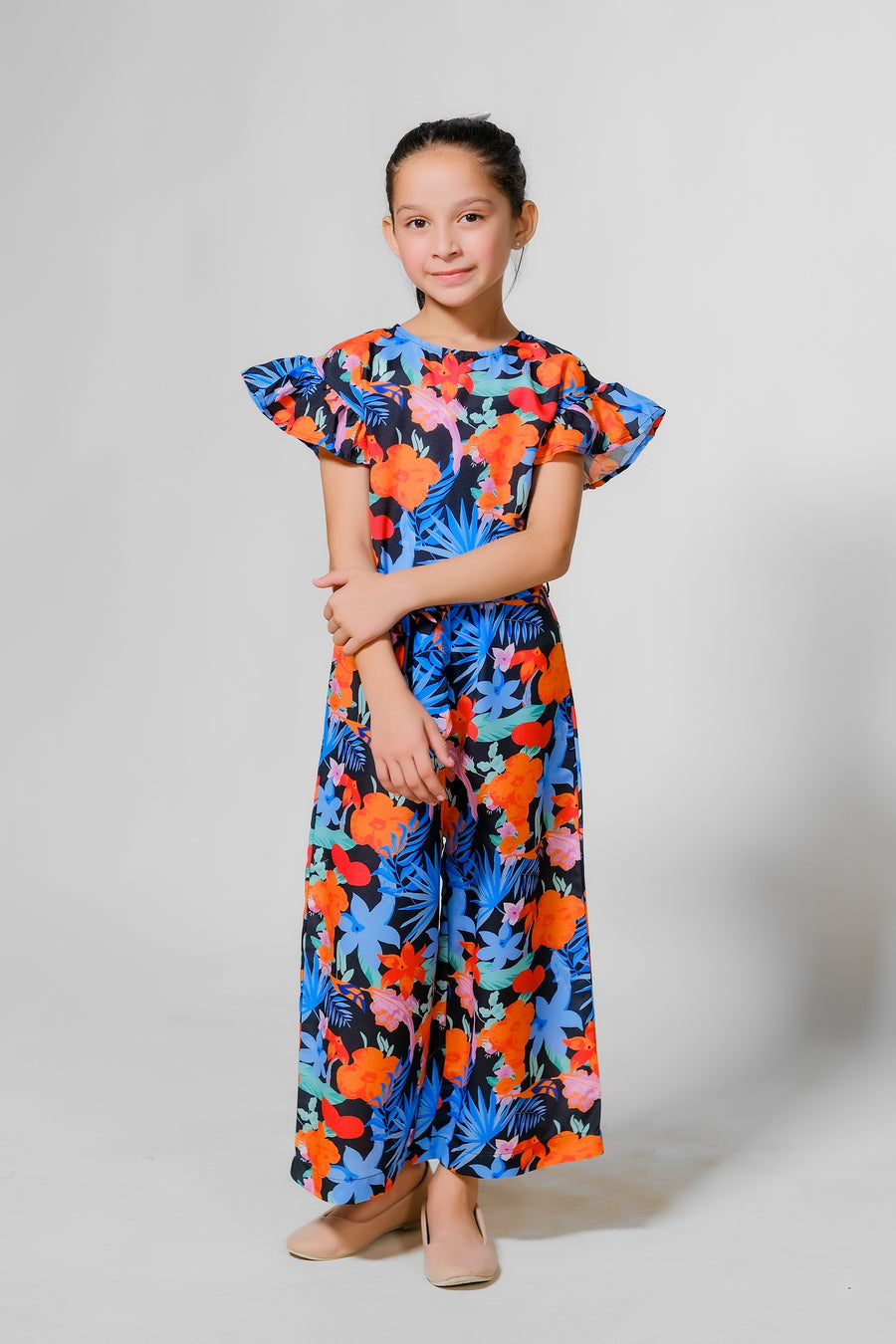 Sprinkles Stitched 1 Piece Summer Jumpsuit Kids Collection'2025-Midnight Tropics Jumpsuit