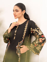 Flutterby Stitched 2 Piece Winter Collection-Baztaab FB 124