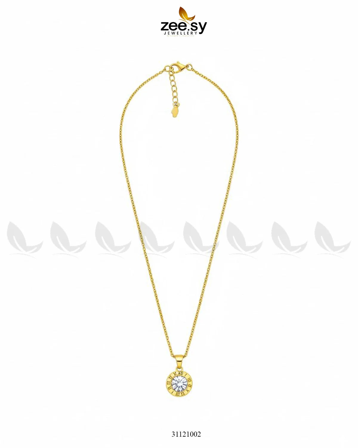 Minimalist Roman Circle Chain - Zeesy Jewellery