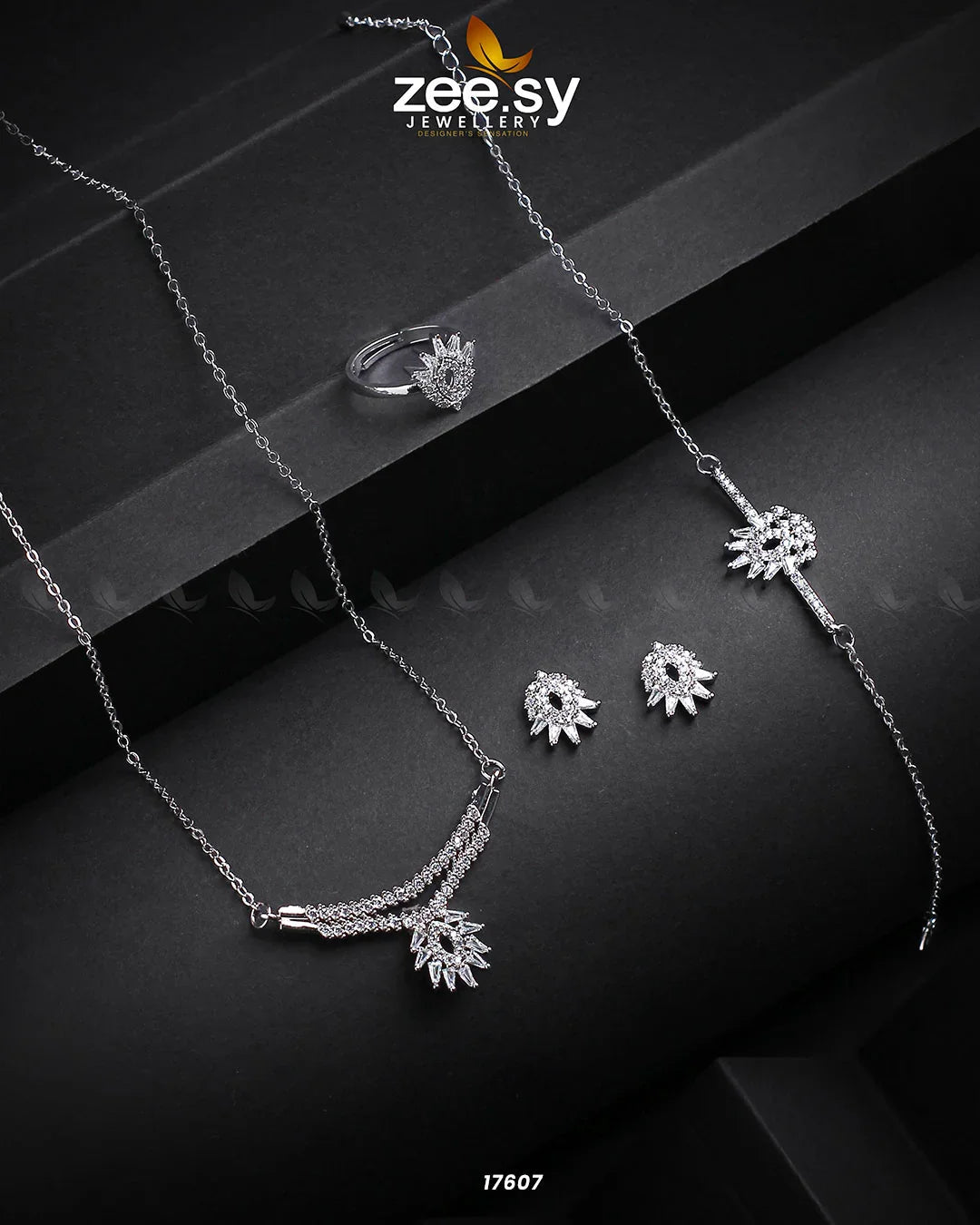 Mirage Necklace Silver - Zeesy Jewellery