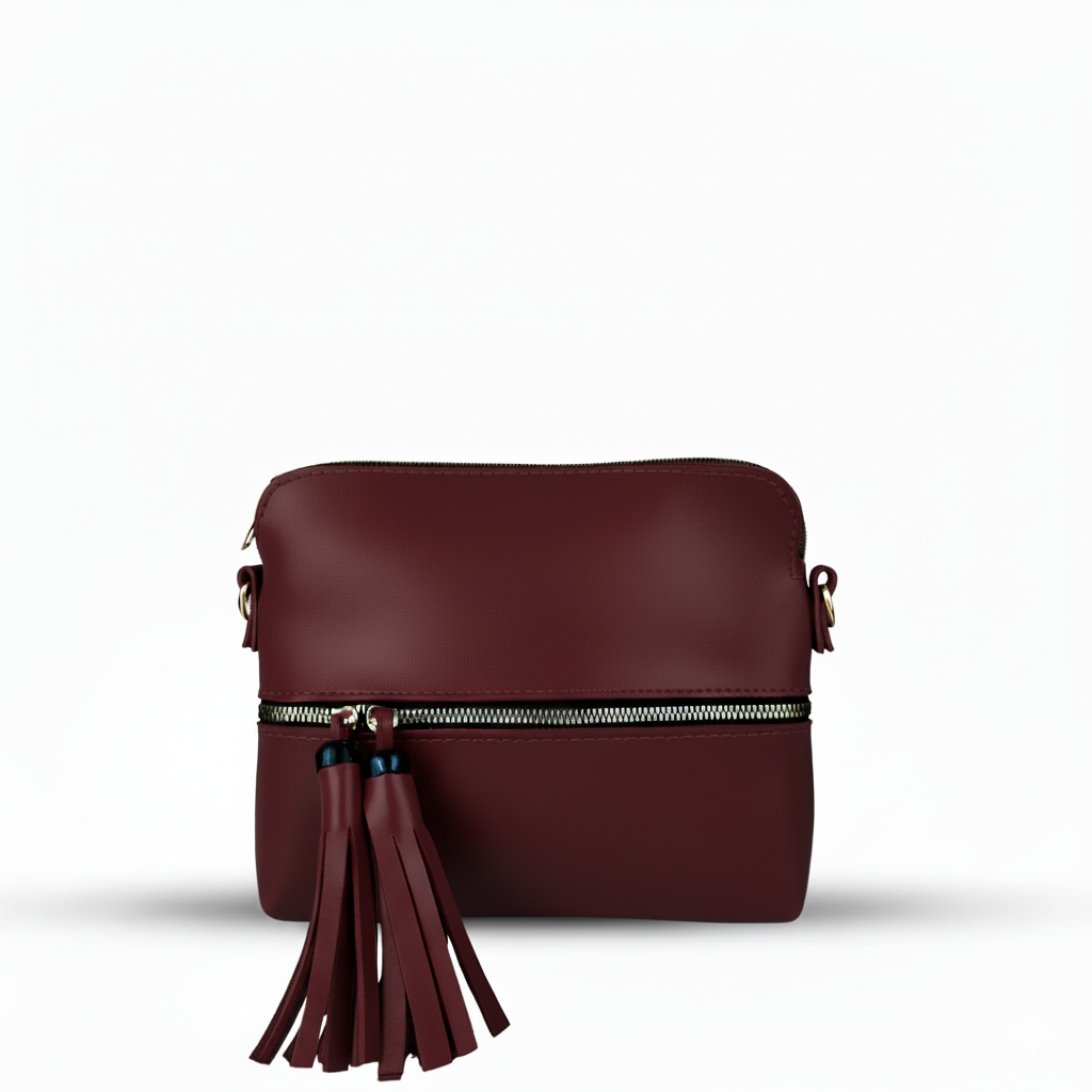 Mira Maroon women's crossbody bag in maroon by Bag X