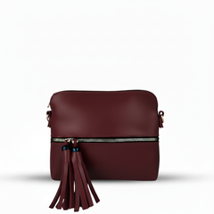 Mira Maroon women's crossbody bag in maroon by Bag X