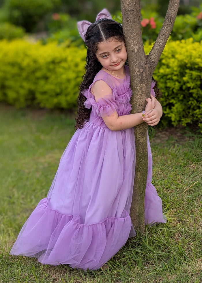 Fairy Bloom by Modest Stitched kids Formals Collection'2025-Lavender Bloom