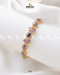 Mogra Bracelets Golden Purple - Zeesy Jewellery