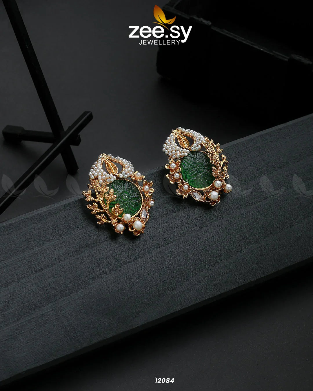 Moonlit Sparkle Green - Zeesy Jewellery