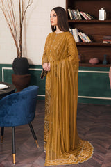Flossie Unstitched 3 Piece Formals Executive Vol-05 Collection'2025-Fawn Queen