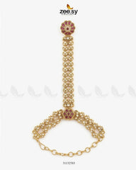 Zeesy-Mughal Floral Stone Anja Bracelet