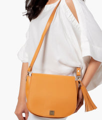 RTW Creation - Mustard foldover saddle bag