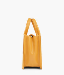 RTW Creation - Mustard crocodile satchel bag