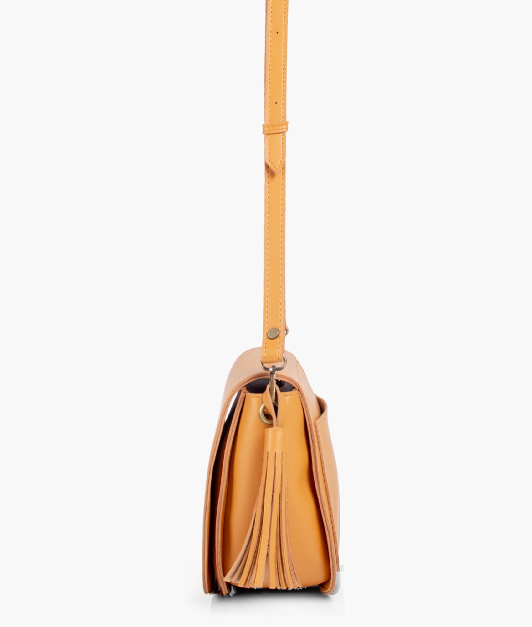 RTW Creation - Mustard foldover saddle bag