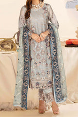 Nayab by Ramsha Unstitched 3 Piece Chiffon Vol-04 Suit-N-404