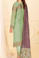 Nayab by Ramsha Unstitched 3 Piece Chiffon Vol-04 Suit-N-405