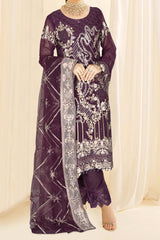 Nayab by Ramsha Unstitched 3 Piece Chiffon Vol-04 Suit-N-411