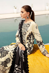 Rangrez By Ramsha Unstitched 3 Piece Luxury Lawn Vol-06 Collection-N-602