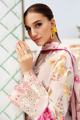 Rangrez By Ramsha Unstitched 3 Piece Luxury Lawn Vol-06 Collection-N-608