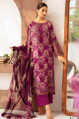 Rangrez By Ramsha Unstitched 3 Piece Luxury Lawn Vol-07 Collection-N-705