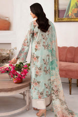 Rangrez By Ramsha Unstitched 3 Piece Luxury Lawn Vol-07 Collection-N-709