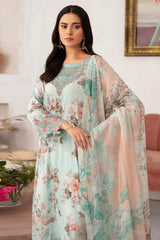 Rangrez By Ramsha Unstitched 3 Piece Luxury Lawn Vol-07 Collection-N-709
