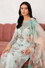 Rangrez By Ramsha Unstitched 3 Piece Luxury Lawn Vol-07 Collection-N-709