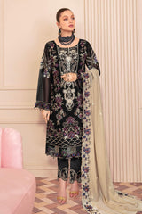 Nayab by Ramsha Unstitched 3 Piece Weightless Chiffon Vol-02 Suit-N-203