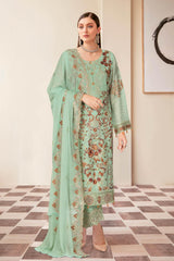 Nayab by Ramsha Unstitched 3 Piece Weightless Chiffon Vol-02 Suit-N-205