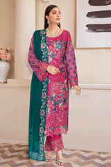 Nayab by Ramsha Unstitched 3 Piece Weightless Chiffon Vol-02 Suit-N-207