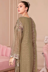 Nayab by Ramsha Unstitched 3 Piece Weightless Chiffon Vol-02 Suit-N-208