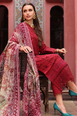Bazaar By Nureh Unstitched 3 Piece Schiffli Lawn Suit-NE-109
