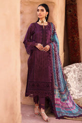 Bazaar By Nureh Unstitched 3 Piece Chikankari Doriya Lawn Suit-NE-161