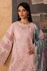 Bazar By Nureh Unstitched 3 Piece Emb Chikankari Doria Lawn Suit-NE-241