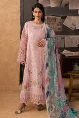 Bazar By Nureh Unstitched 3 Piece Emb Chikankari Doria Lawn Suit-NE-241
