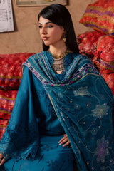 Bazar By Nureh Unstitched 3 Piece Emb Chikankari Doria Lawn Suit-NE-242