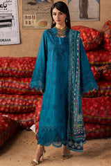 Bazar By Nureh Unstitched 3 Piece Emb Chikankari Doria Lawn Suit-NE-242