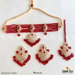 NECKLACE-0003 Red - Zeesy Jewellery