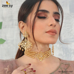 SUNFLOWER NECKLACE-0337 - Zeesy Jewellery