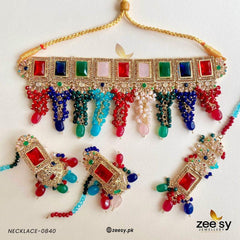 NECKLACE-0840 Multi - Zeesy Jewellery