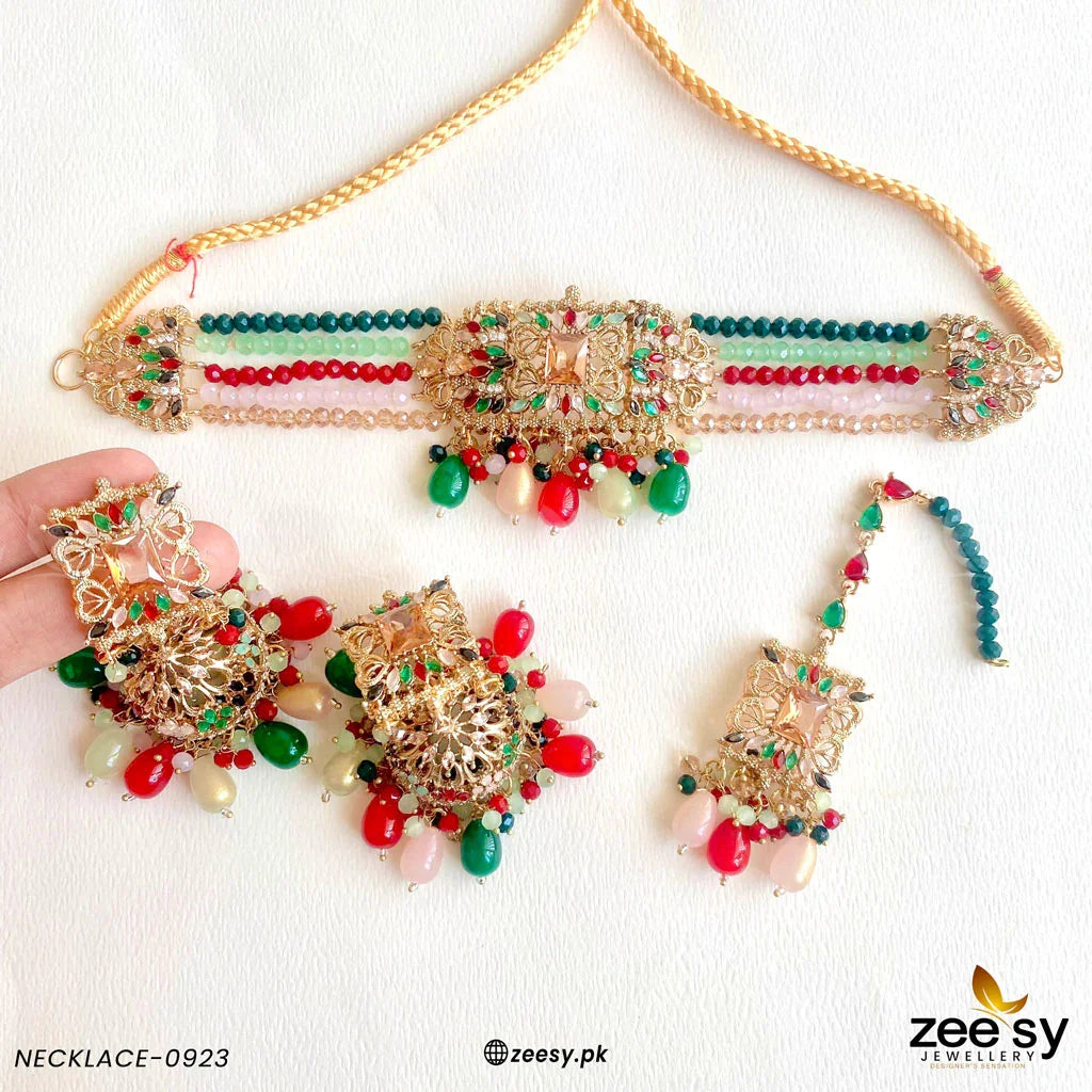 NECKLACE-0923 Multi - Zeesy Jewellery