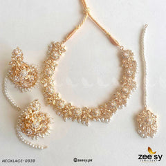 NECKLACE-0939 Pearl - Zeesy Jewellery