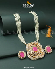 Gajra Pearl Malla Pink - Zeesy Jewellery