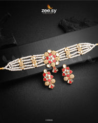 NECKLACE-1000 Red - Zeesy Jewellery