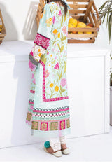 Nureh Girls Unstitched Premium Lawn Suit-NGL-04